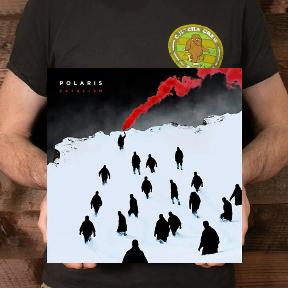 Polaris - Fatalism LP Vinyl Record (White/Red Marbled Coloured Vinyl)