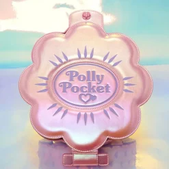 Polly Pocket - Compact Playset 12" Faux Leather Mini Backpack