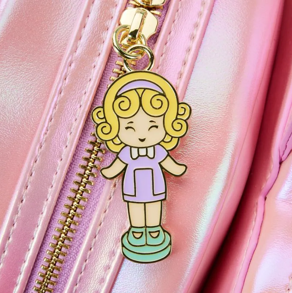 Polly Pocket - Compact Playset 12" Faux Leather Mini Backpack