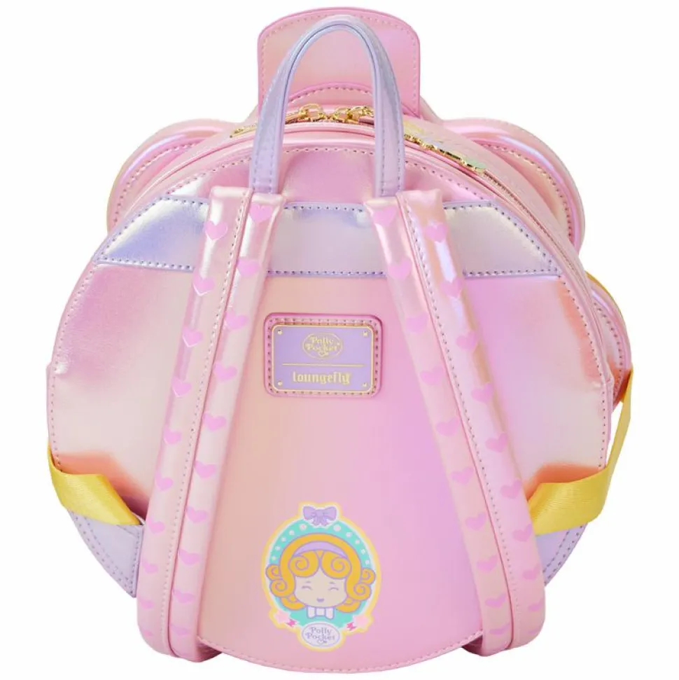 Polly Pocket - Compact Playset 12" Faux Leather Mini Backpack