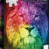 Polygon Portrait - King of the Jungle Jigsaw Puzzle (1000 Pieces)