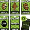 Popcultcha - Bigfoot & Logo Enamel Pin Bundle (Set of 5)