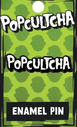 Popcultcha - Popcultcha Logo (Glow-in-the-Dark) Enamel Pin