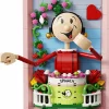 Popeye - Olive Oyl 3D Portrait Building Block Construction Set (348 Pieces)