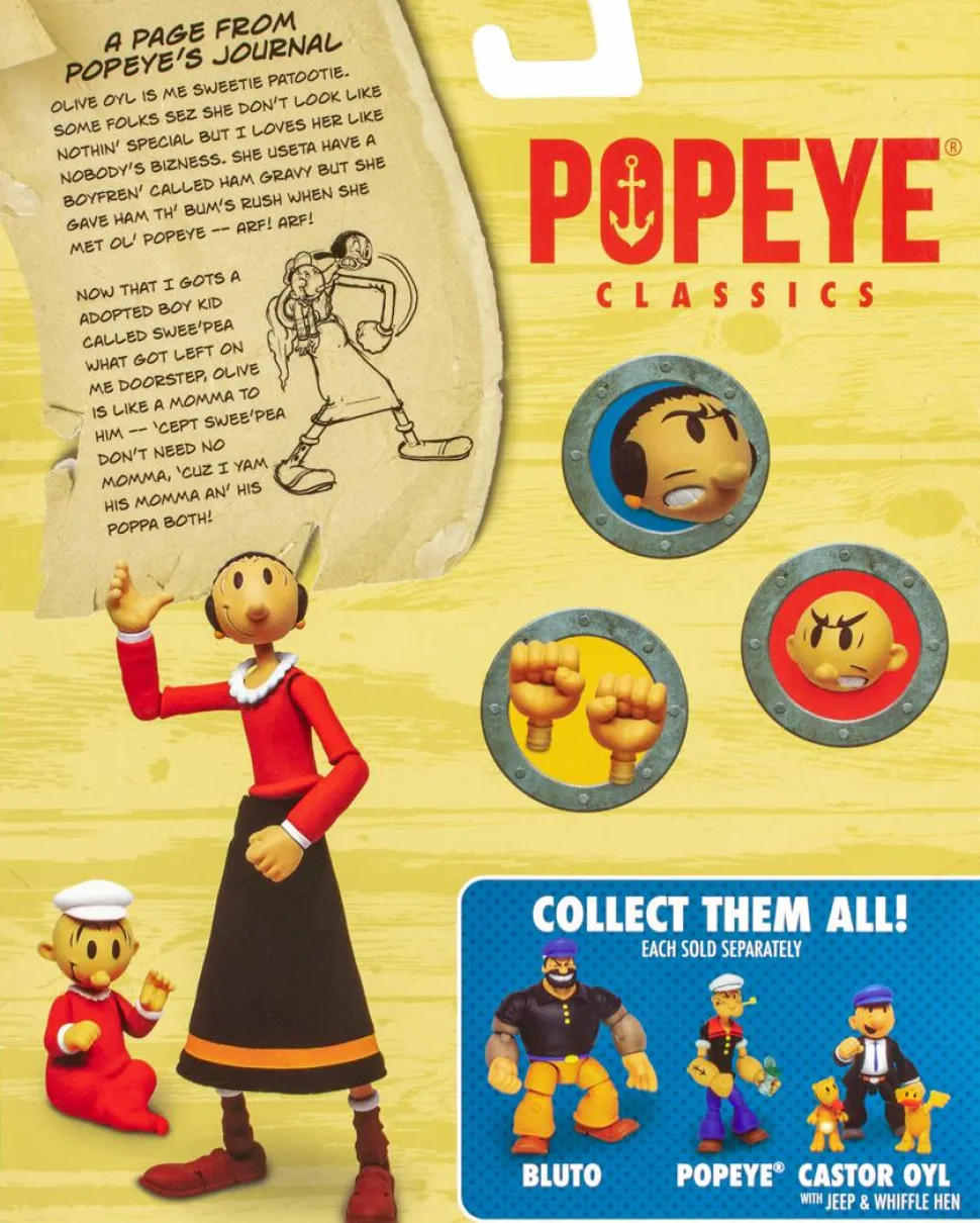 Popeye - Olive Oyl 1/12th Scale Action Figure
