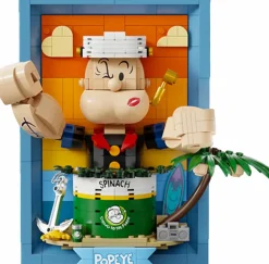 Popeye - Popeye 3D Portrait Building Block Construction Set (416 Pieces)