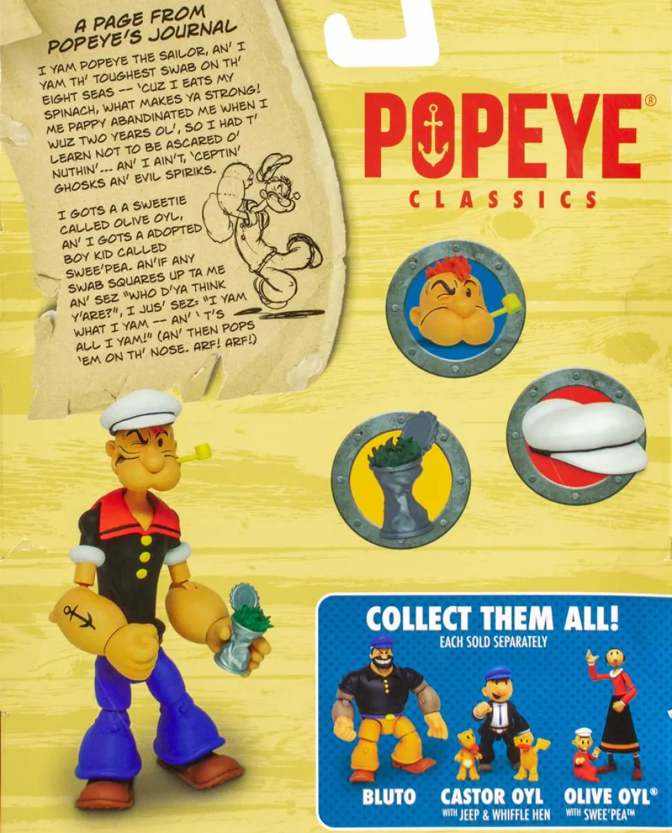 Popeye - Popeye the Sailor Man 1/12th Scale Action Figure
