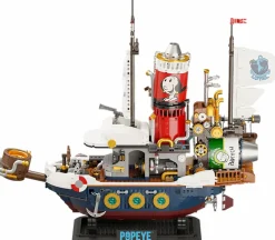 Popeye - Treasure Hunt Steamship Building Block Construction Set (1845 Pieces)