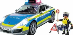 Porsche - 911 Carrera 4S Police Car Playmobil Vehicle Playset (70066)