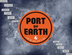 Port of Earth by Zack Kaplan Deluxe Edition Hardcover Book