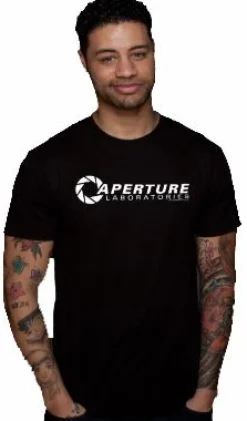 Portal - Portal 2 - Aperture 80's Logo T-Shirt