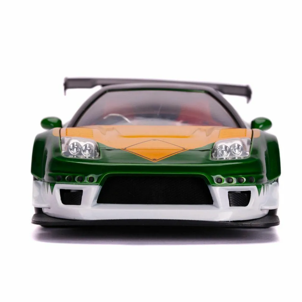 Power Rangers - Green Ranger with 2002 Honda NSX Type-R Japan Spec Hollywood Rides 1/24th Scale Die-Cast Vehicle Replica