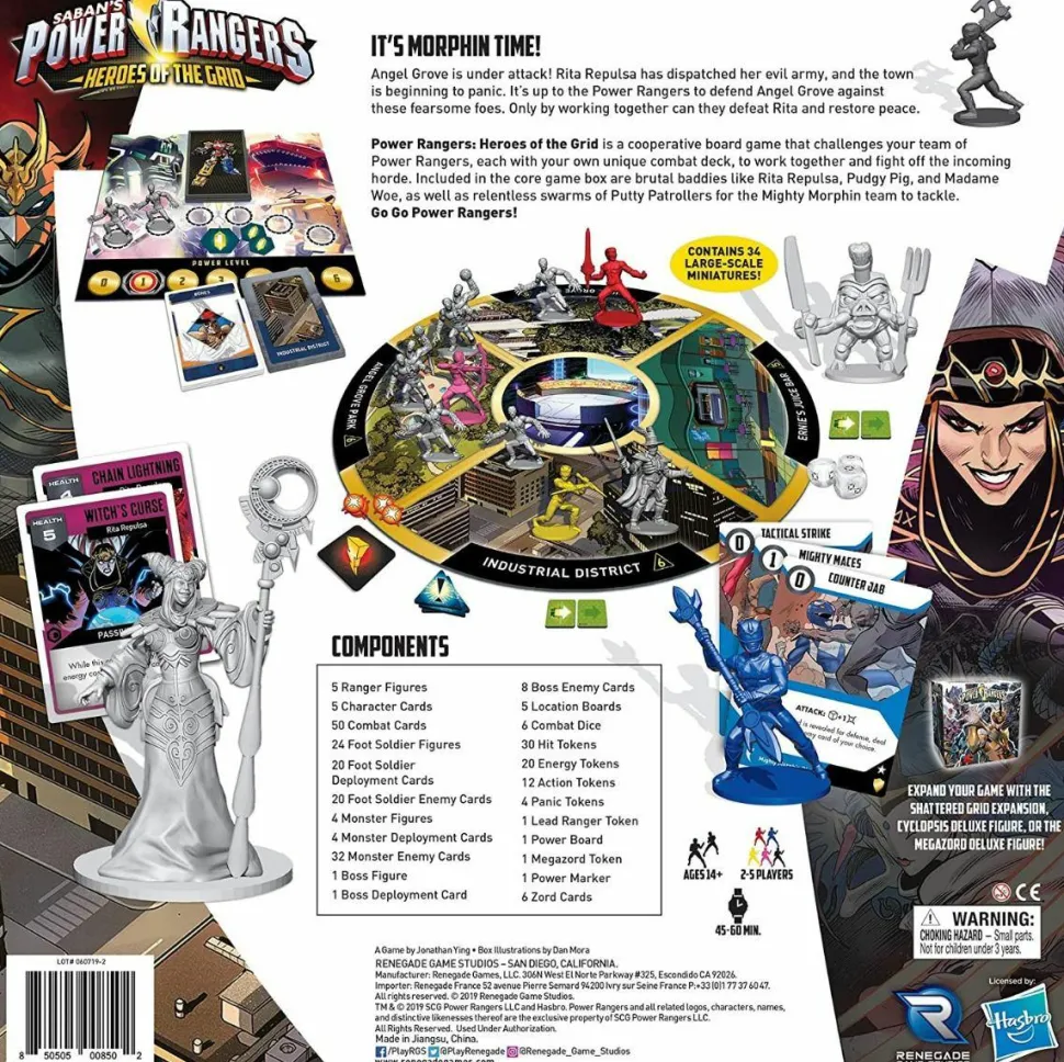 Power Rangers - Heroes of the Grid Board Game