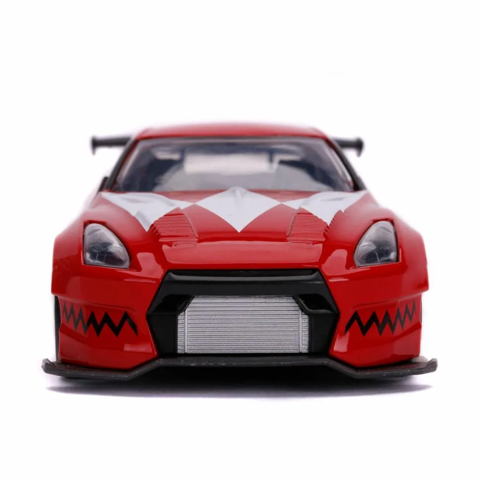 Power Rangers - Red Ranger’s 2009 Nissan GT-R R35 1/32 Scale Hollywood Rides Die-Cast Vehicle Replica