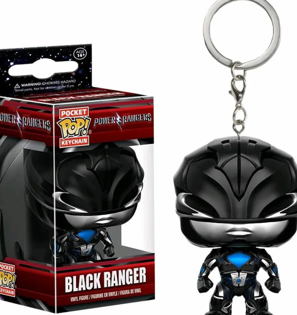 Power Rangers: Movie - Black Ranger Pocket Pop! Vinyl Keychain