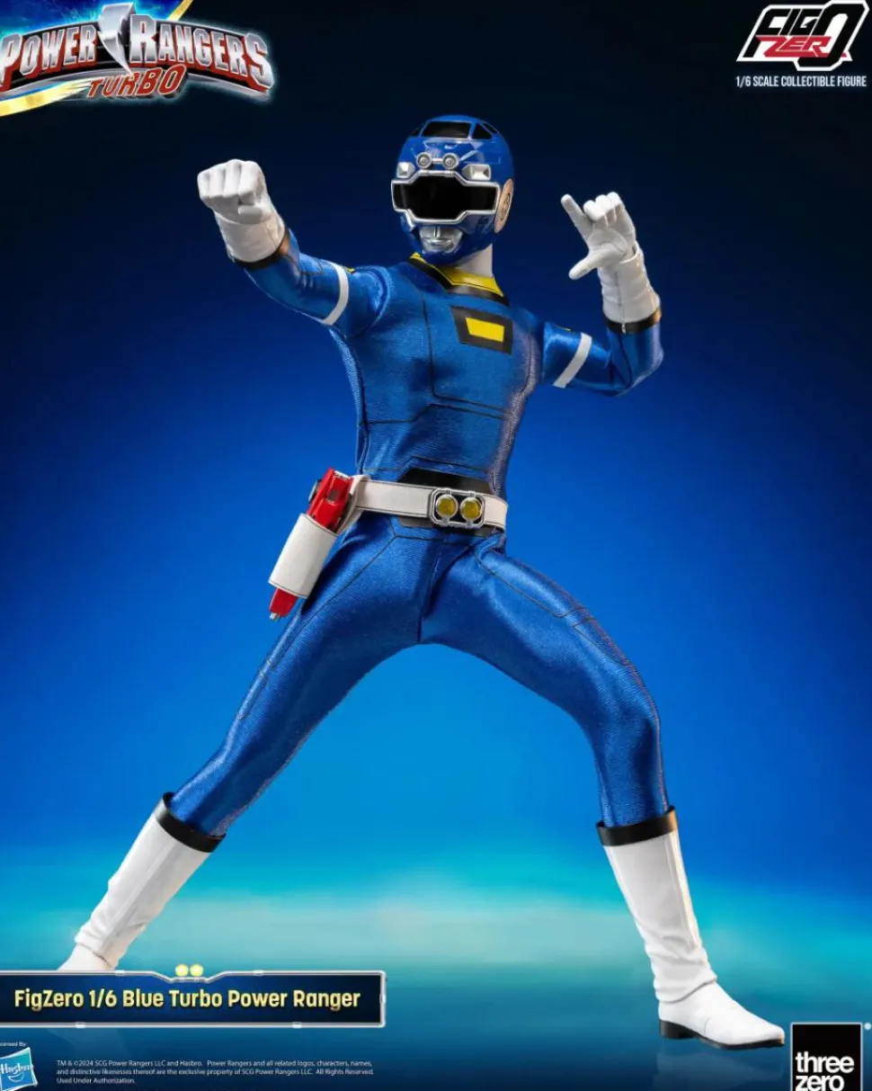 Power Rangers Turbo - Blue Turbo FigZero 1/6th Scale Action Figure