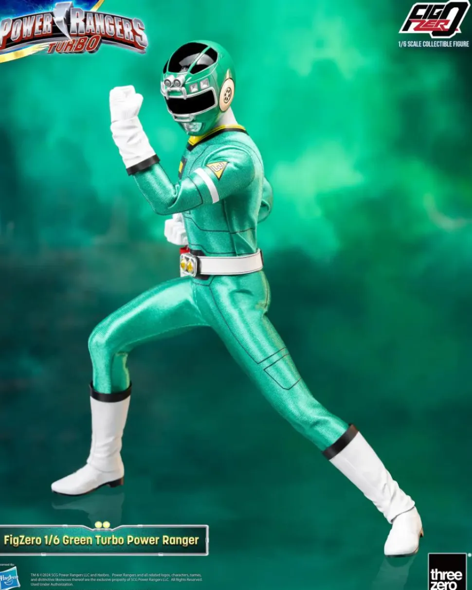 Power Rangers Turbo - Green Turbo FigZero 1/6th Scale Action Figure
