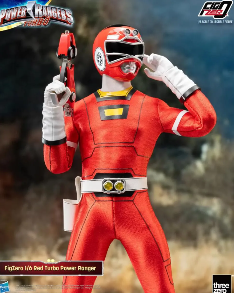 Power Rangers Turbo - Red Turbo FigZero 1/6th Scale Action Figure