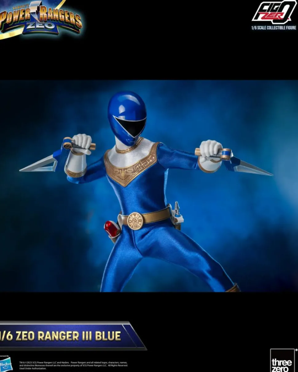 Power Rangers Zeo - Ranger III Blue FigZero 1/6th Scale Action Figure
