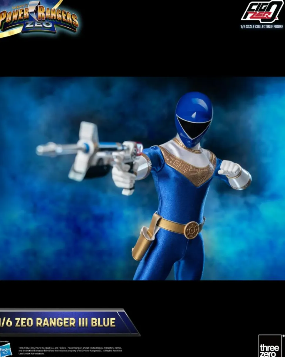 Power Rangers Zeo - Ranger III Blue FigZero 1/6th Scale Action Figure