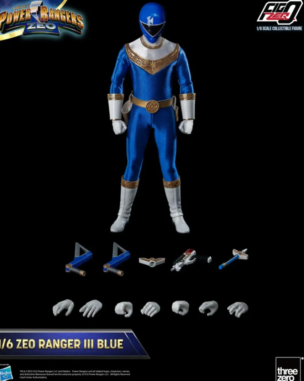 Power Rangers Zeo - Ranger III Blue FigZero 1/6th Scale Action Figure