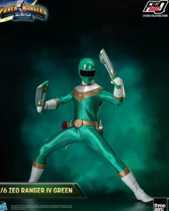 Power Rangers Zeo - Ranger IV Green FigZero 1/6th Scale Action Figure