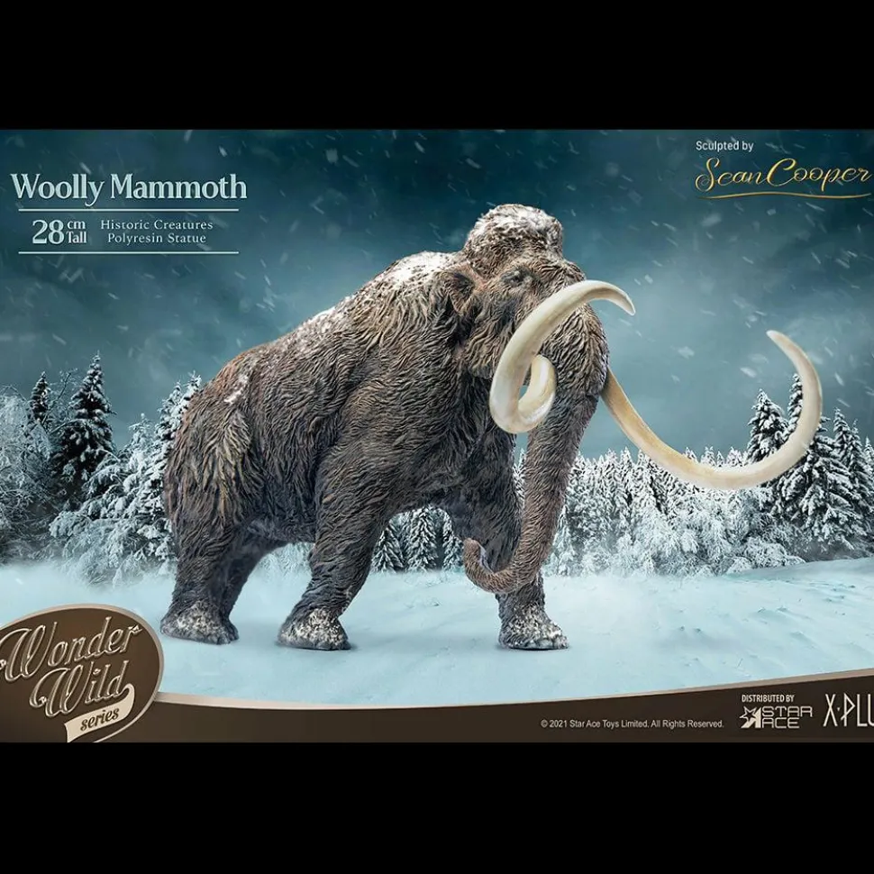 Prehistoric Creatures - Woolly Mammoth Wonder Wild Series 11” Statue