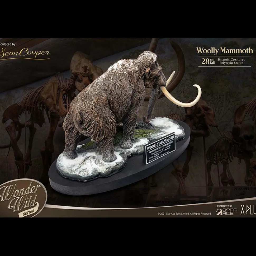 Prehistoric Creatures - Woolly Mammoth Wonder Wild Series 11” Statue