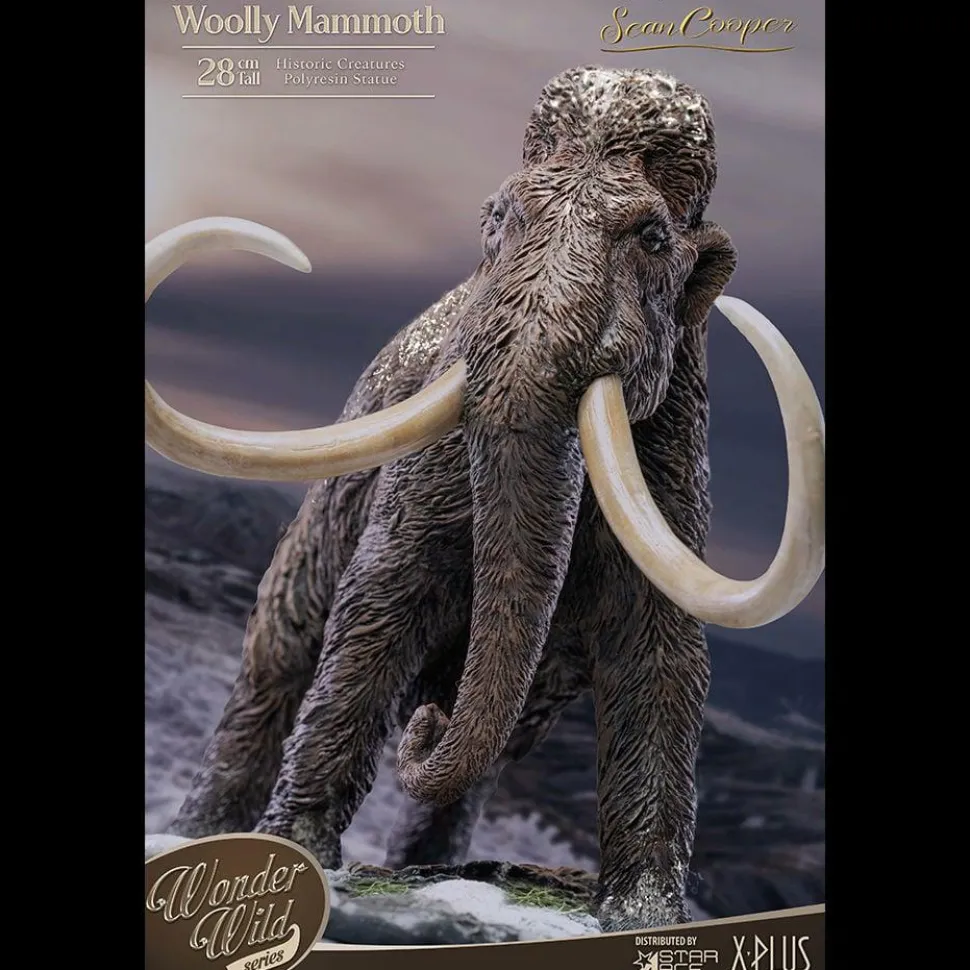 Prehistoric Creatures - Woolly Mammoth Wonder Wild Series 11” Statue