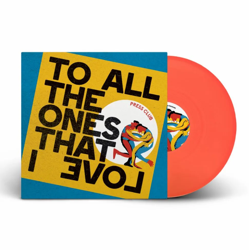 Press Club - To All The Ones That I Love LP Vinyl Record (Indie Exclusive Neon Orange Coloured Vinyl)