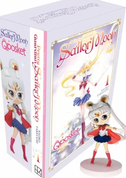 Pretty Guardian Sailor Moon - Volume 01 Manga Paperback Book + Exclusive Q Posket PVC Statue Box Set