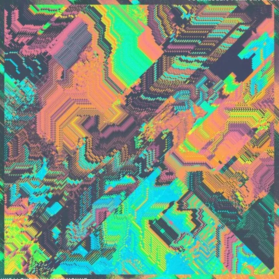 Psychedelic Porn Crumpets - Shyga! The Sunlight Mound LP Vinyl Record (Blue / Yellow Merge with Pink Splatter Vinyl)