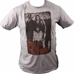 Pulp Fiction - Group Shot Grey Male T-Shirt