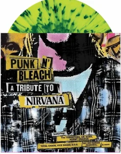 Punk N' Bleach - A Tribute To Nirvana LP Vinyl Record (Green Splatter Coloured Vinyl)
