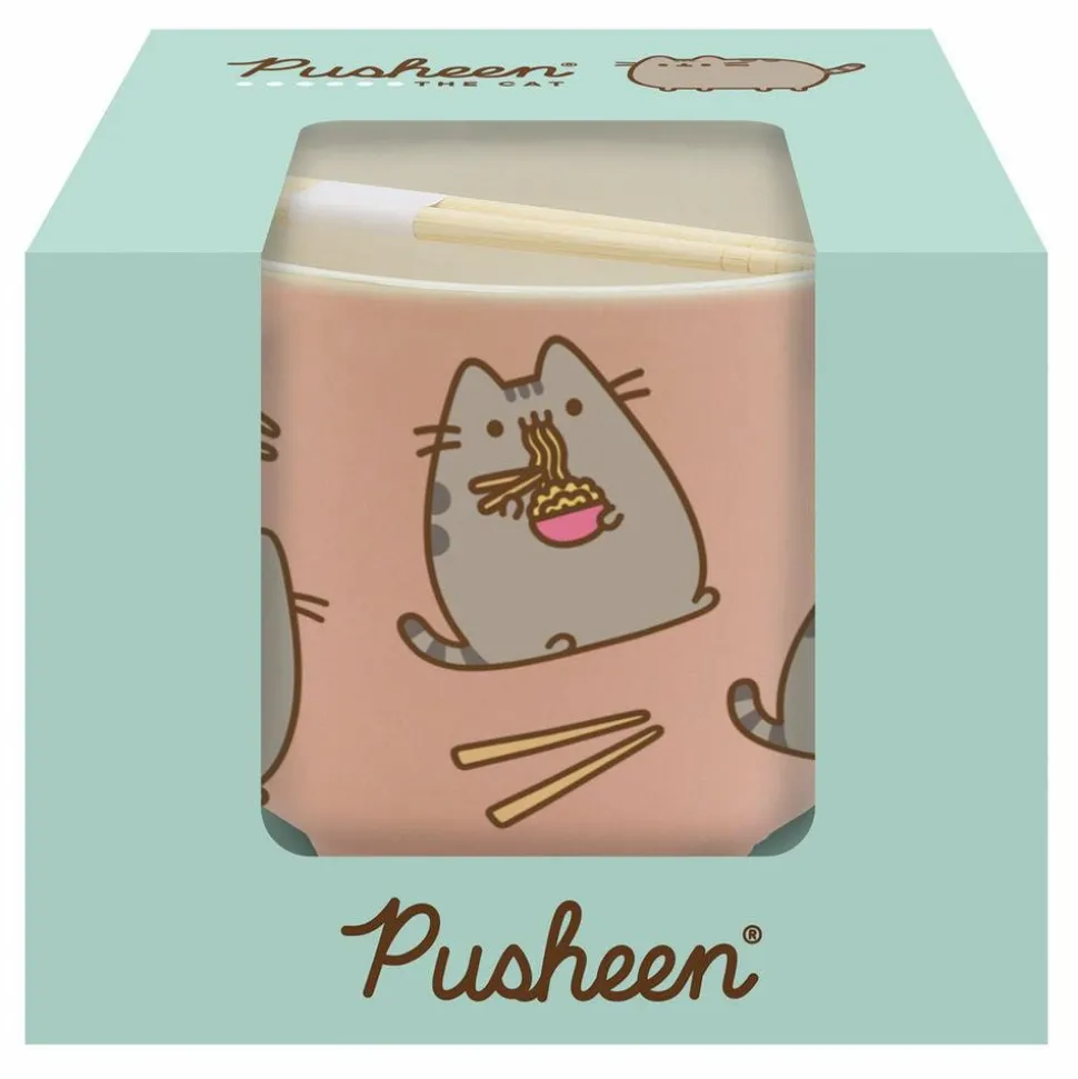 Pusheen - Ceramic Ramen Bowl with Chopsticks