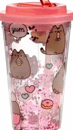 Pusheen - Foodie Double Walled Cup with Straw