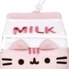 Pusheen - Pusheen Sips Strawberry Milk Tea Bag Charm Plush Purse