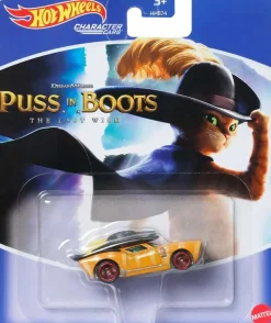 Puss in Boots: The Last Wish - Puss in Boots DreamWorks Character Cars 1/64th Scale Die-Cast Vehicle