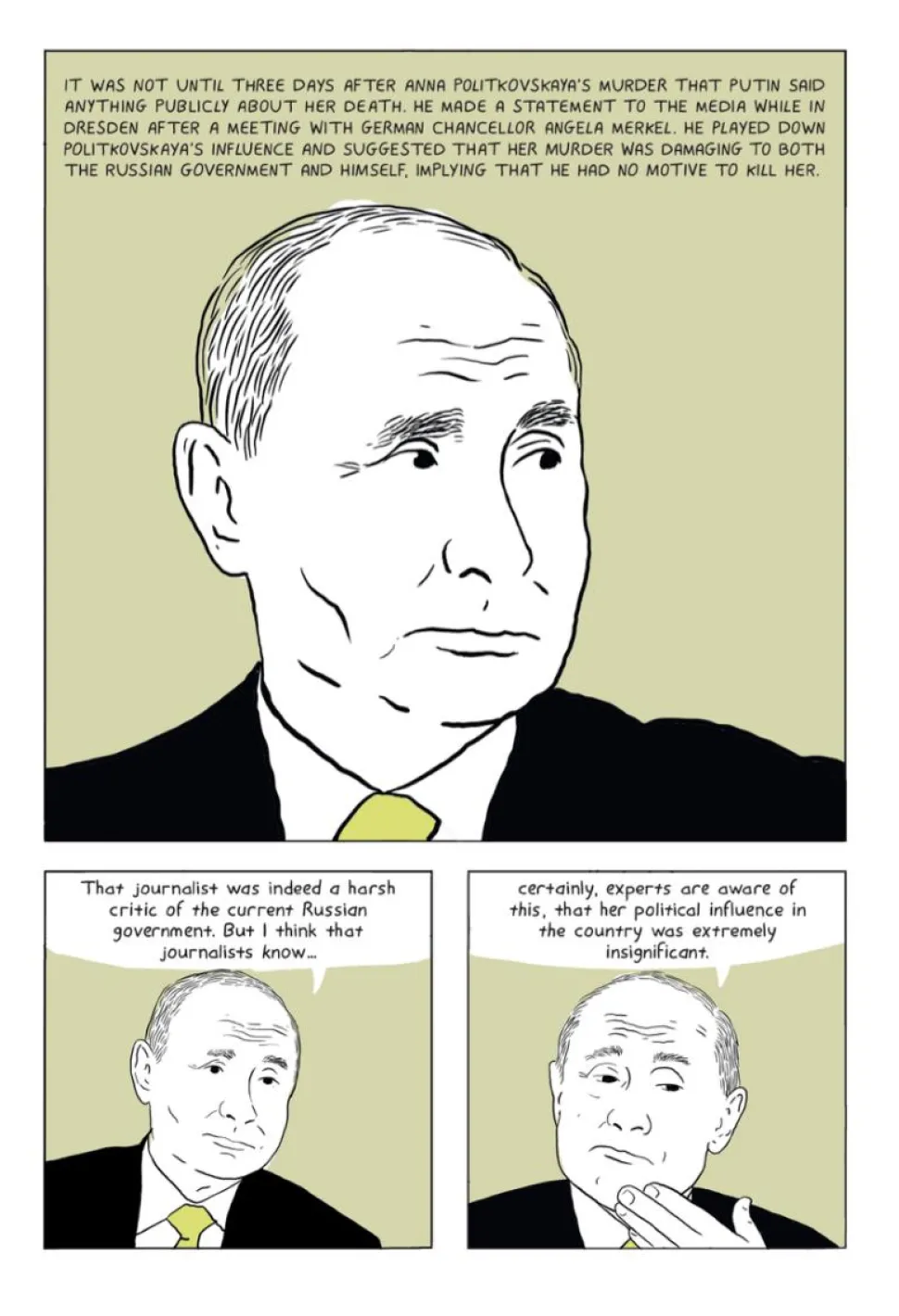 Putin's Russia: The Rise of a Dictator by Darryl Cunningham Paperback Book