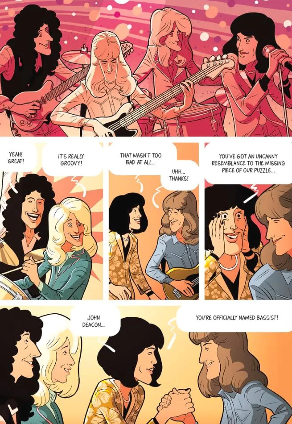 Queen - Queen in Comics Hardcover Book