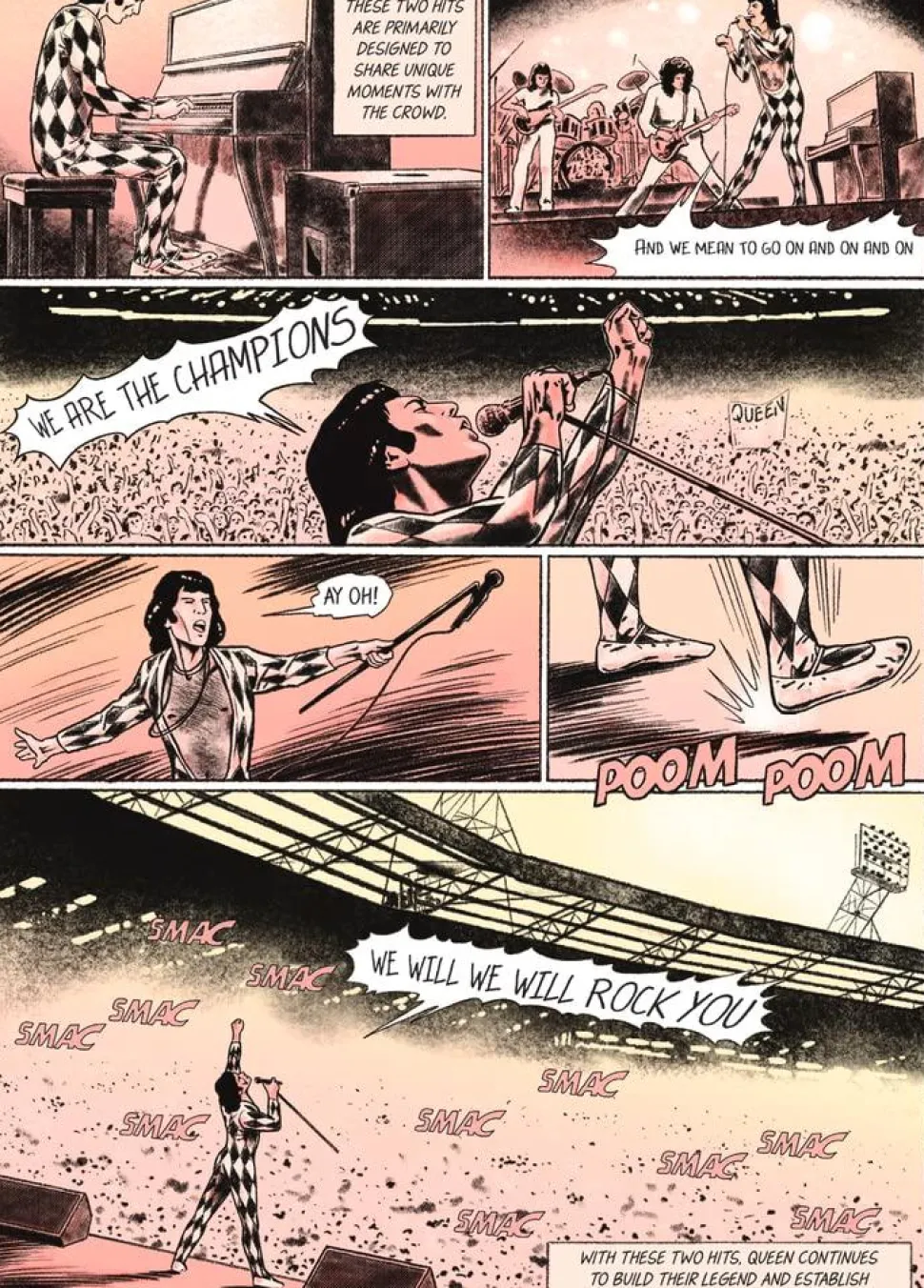 Queen - Queen in Comics Hardcover Book