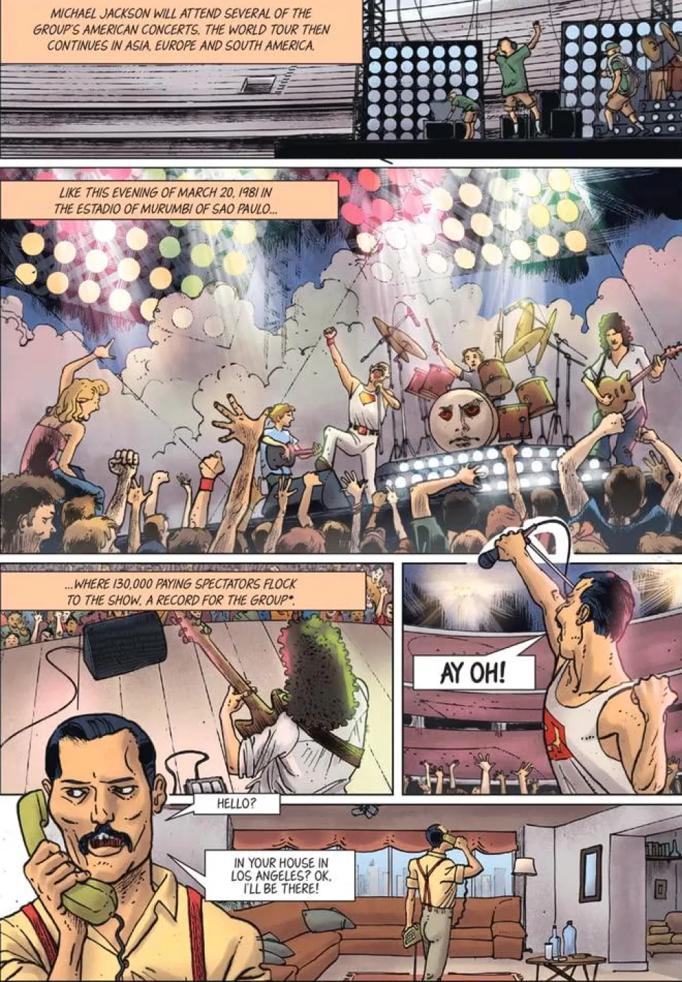 Queen - Queen in Comics Hardcover Book