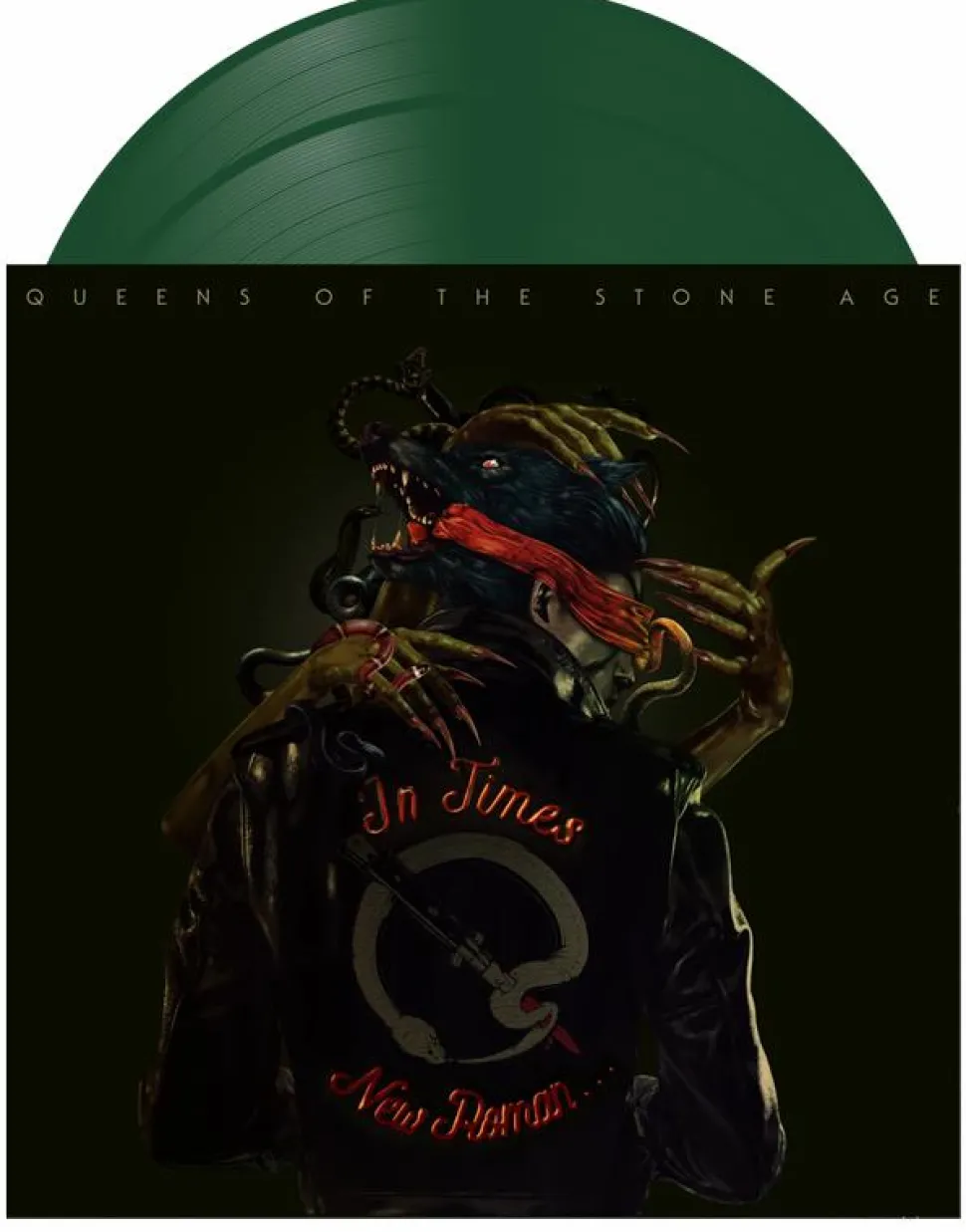 Queens of the Stone Age - In Times New Roman... 2xLP Vinyl Record (Opaque Green Coloured Vinyl)