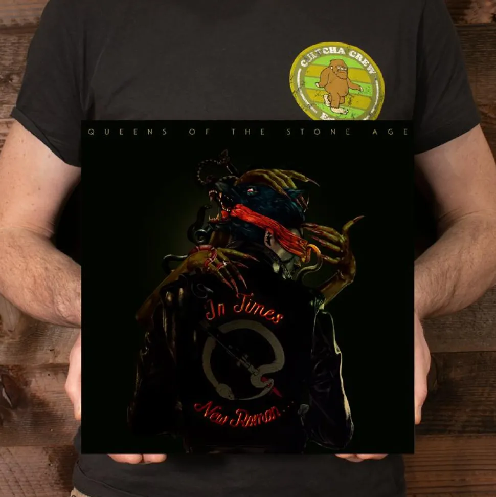 Queens of the Stone Age - In Times New Roman... 2xLP Vinyl Record (Opaque Green Coloured Vinyl)