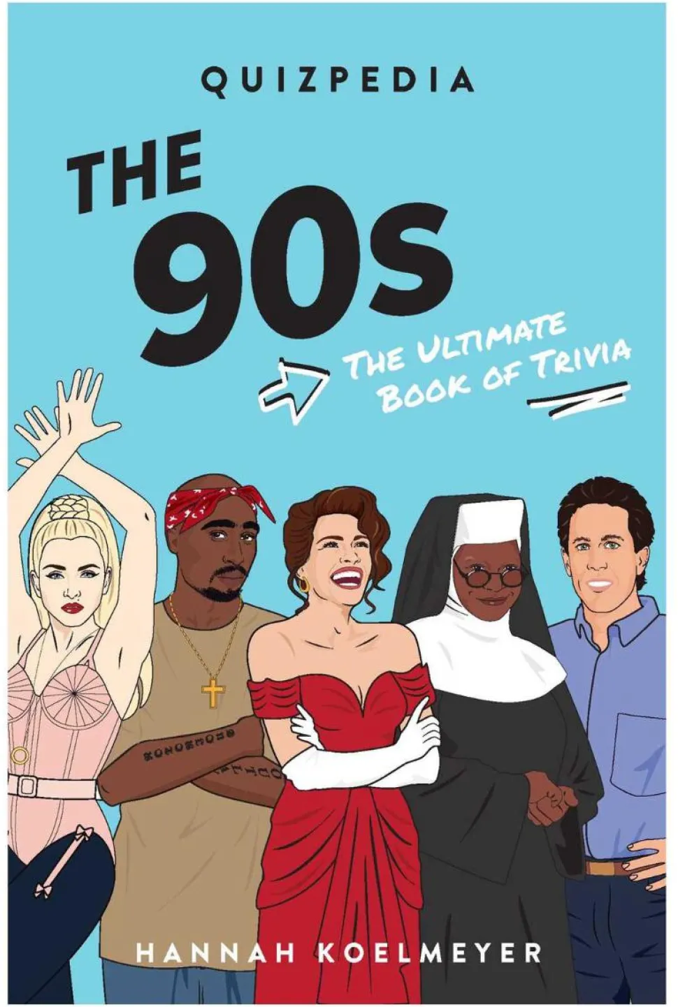 Quizpedia - The 90s: The Ultimate Book of Trivia Paperback Book