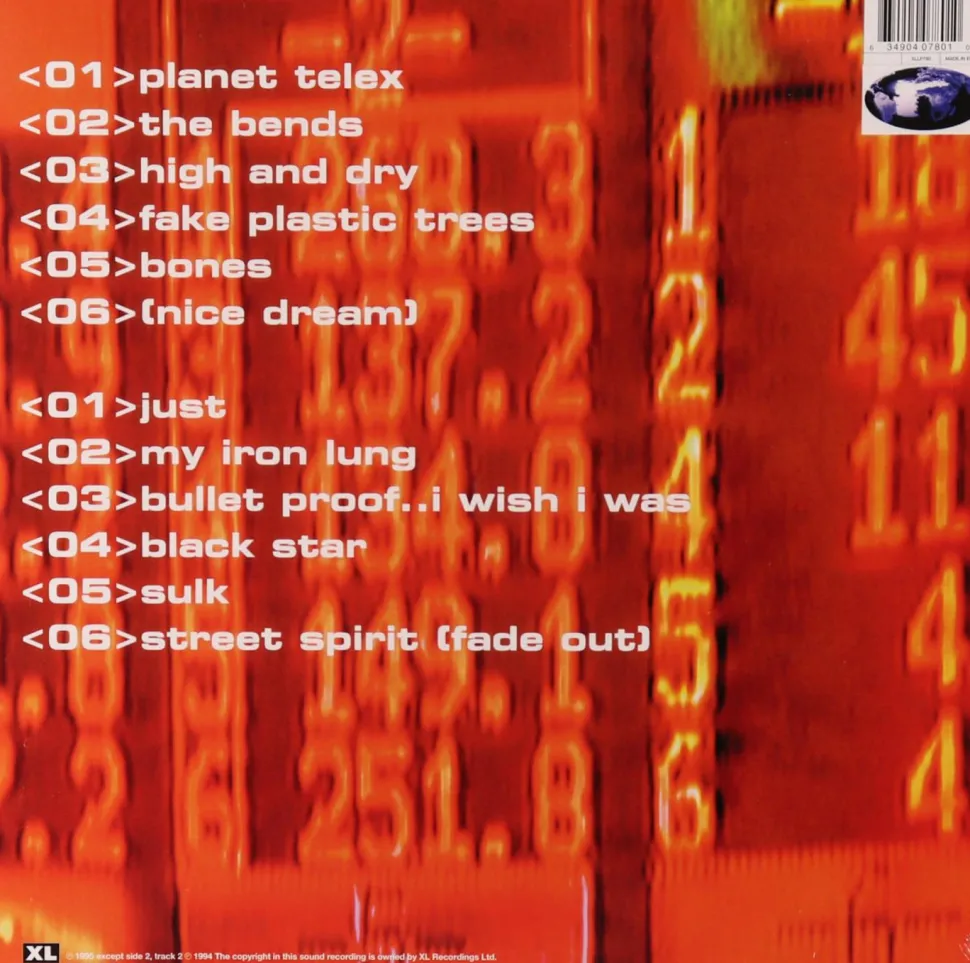 Radiohead - The Bends LP Vinyl Record