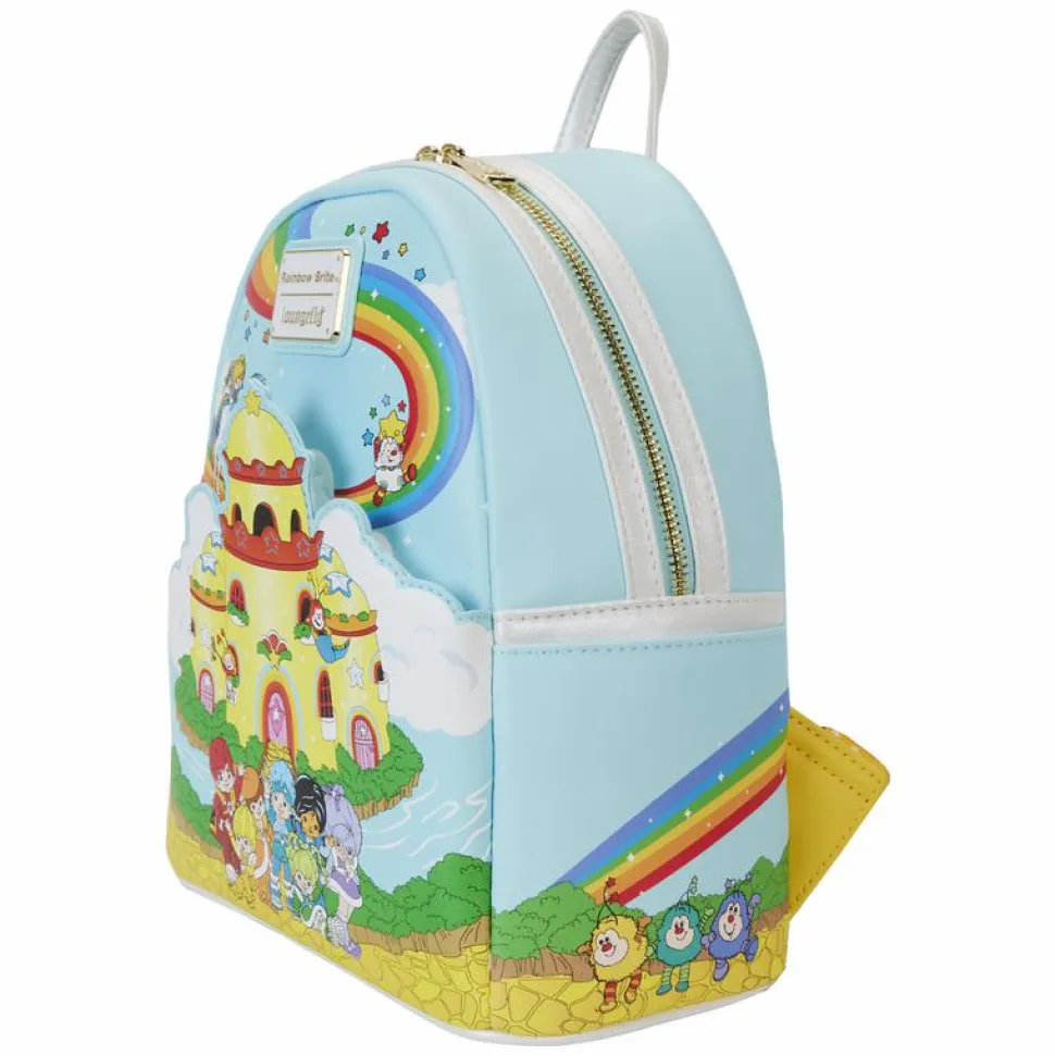 Rainbow Brite - Color Castle 10" Faux Leather Mini Backpack