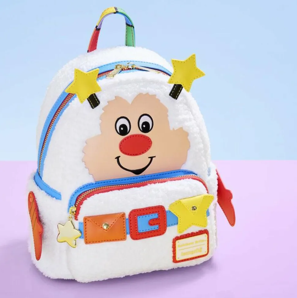Rainbow Brite - Twink Plush Cosplay Light Up 10" Faux Leather Mini Backpack