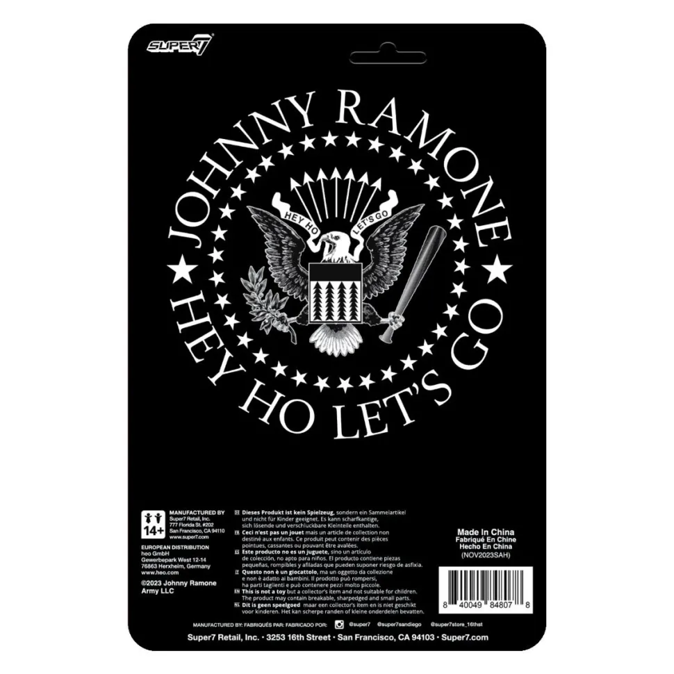Ramones - Johnny Ramone (White Shirt) ReAction 3.75" Action Figure