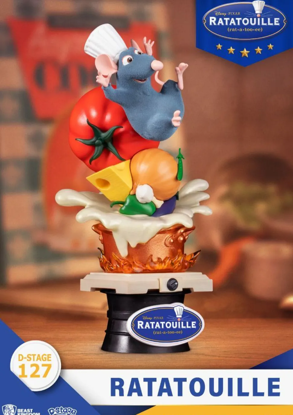 Ratatouille - Ratatouille D-Stage 6" Diorama Statue